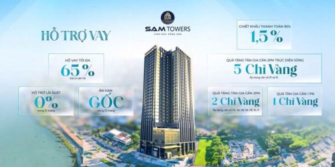 🏡 CĂN HỘ SAM TOWER – TẦNG 26, VIEW SÔNG HÀN – FULL NỘI THẤT CHỈ 5.X TỶ! - 13