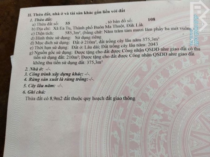 CHÍNH CHỦ BÁN ĐẤT CÓ NHÀ CẤP 4 - THÍCH HỢP NGHỈ DƯỠNG, AN CƯ - 3