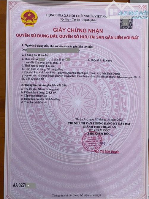Bán nhà mới 1T2L 5x17m hoàn công, mặt tiền An Phú 21 p. An Phú, tặng nội thất - 2