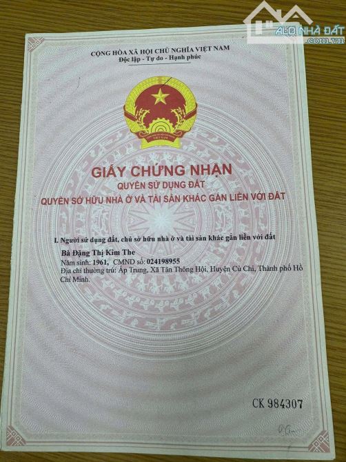 Bán đất mặt tiền Quốc Lộ 22: 1212,4m2 ( 11x87 nở hậu 18 ) - Phước Hiệp - Củ Chi.Giá 12 tỷ - 2