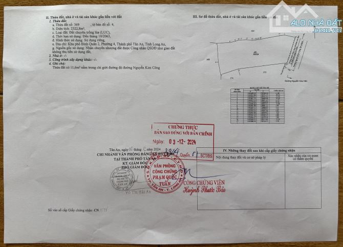 CHÍNH CHỦ CẦN BÁN GẤP ĐẤT MẶT TIỀN ĐƯỜNG NGUYỄN KIM CÔNG GIÁ 7.1 TỶ, TP. TÂN AN - 2