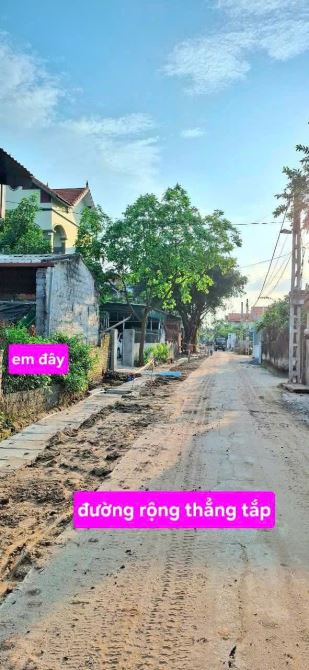 Chủ gửi bán lô đất 130m Tân Dân- Khoái Châu-Hưng Yên🌹🌹 👉full thổ cư -Mặt = hậu 5m  ⚡️Đư - 2