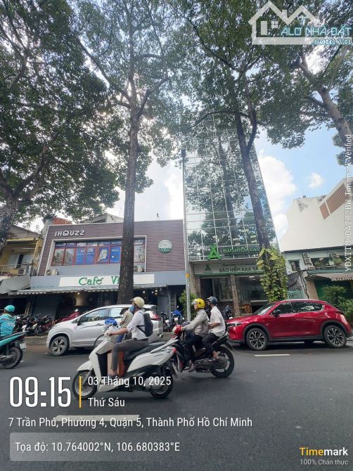VỊ TRÍ ĐẸP - KHAN HIẾM Q5 GIÁP Q1 KHUÔNG XÂY BUILDING 12.2X20.7M HẬU 16.8M GIÁ 110 Tỷ - 2