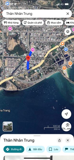 Đất 2 MT đường Thân Nhân Trung - Vĩnh Hoà - Bắc Nha Trang 90mv, sổ hồng gần biển - 2