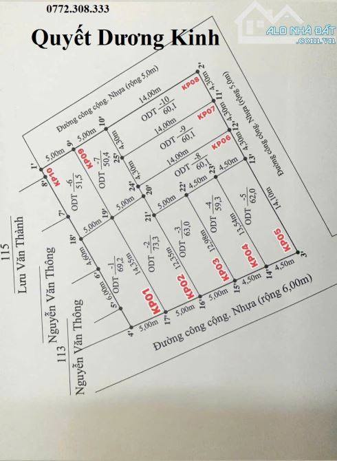 Lô góc 62m2 mặt đường nhựa rộng 6m. Trung Nghĩa, Đồ Sơn. - 2