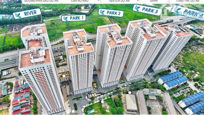 bán căn chung cư 73m  ,view sông hồng sông Đuống tại tòa P3 Đông Trù Đông Anh - 2