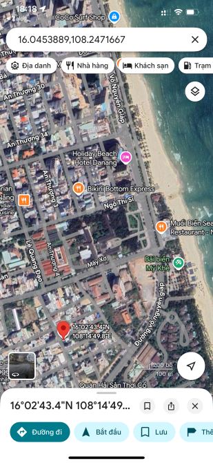 SIÊU PHẨM GÓC 2 MẶT TIỀN MỸ ĐA ĐÔNG 12 CÁCH BIỂN MỸ KHÊ 100M DT 170M2 GIÁ 28,8 TỶ CỰC ĐẸP - 2