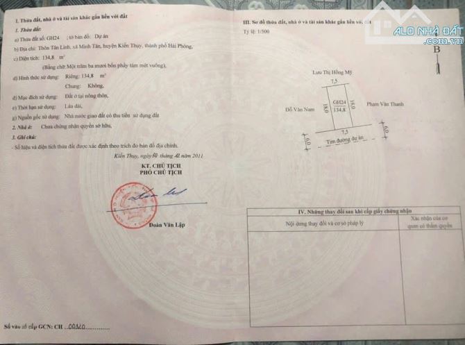 134,8m2 trung cư Tắc Giang , trung tâm huyện Kiến Thụy vị trí siêu đẹp - 2