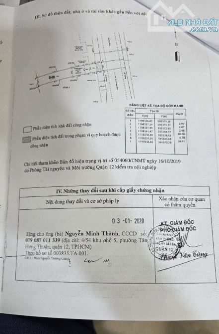 Măth tiền đông hưng thuận 6 quận 12.156m2 nhà c4 giá hơn 9 tỷ - 2