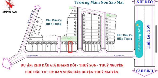 📣Phân Lô Khang Dồi- Thuỷ Sơn- trục chính kinh doanh ok- 359 vào đất- trải nhựa đi - 3