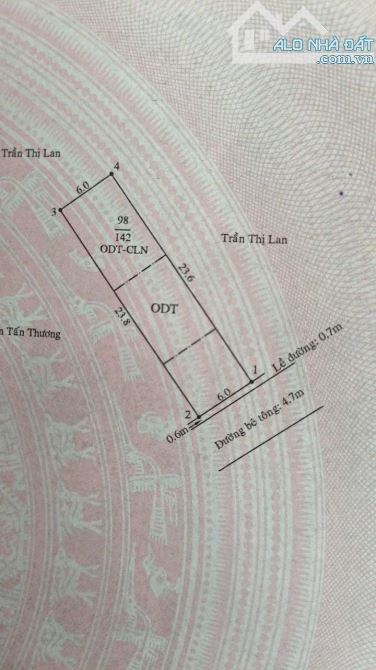 ĐẤT HIỆP AN – NHÁNH NGUYỄN CHÍ THANH  6 x 23,6m = 142m² (thổ cư 50m²) - 3