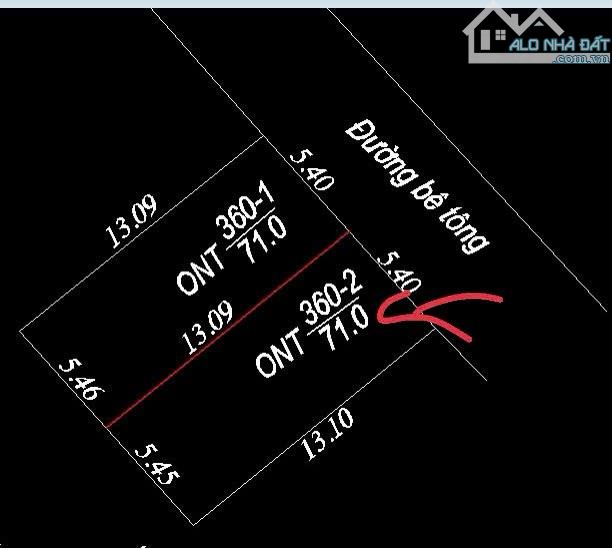 🏡 BÁN ĐẤT TRỤC CHÍNH DƯ XÁ, NINH XÁ, THUẬN THÀNH – 71M², MẶT TIỀN 5.4M, GIÁ 2.85 TỶ - 3