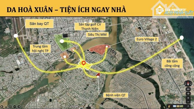 Đất nền Cồn Dầu Hòa Xuân - Giá từ 55tr/m² - View sông thoáng - Giá gốc từ CĐT - 3