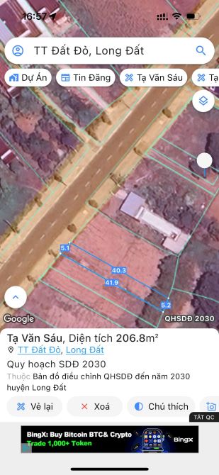 🏡🏡 Bán đất mặt tiền đường Tạ Văn Sáu-  Đường trung tâm huyết mạch nhất nhì của thị trấn - 3