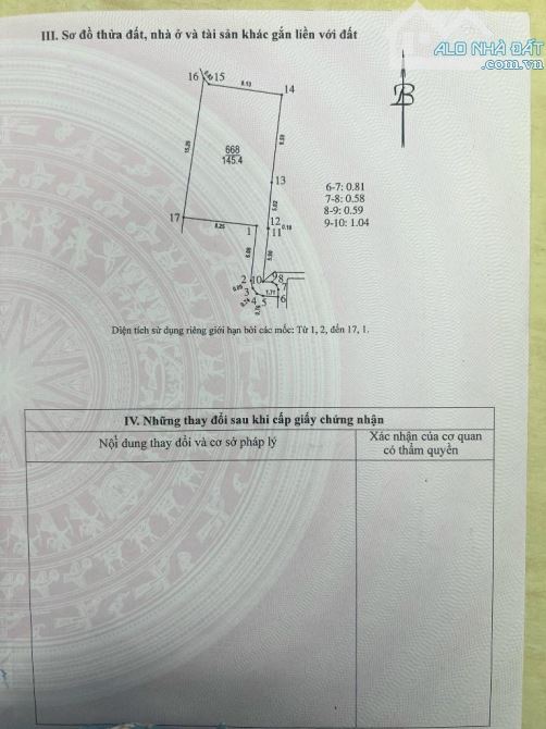 BÁN ĐẤT TRỊNH VĂN BÔ 145m2 Full thổ cư , ô tô gần , 200m ra phố - 3