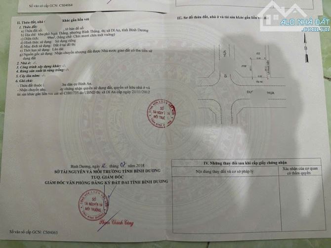 Đất mặt tiền kinh doanh KDC Bình An, phường Bình Thắng, TP Dĩ An - 4