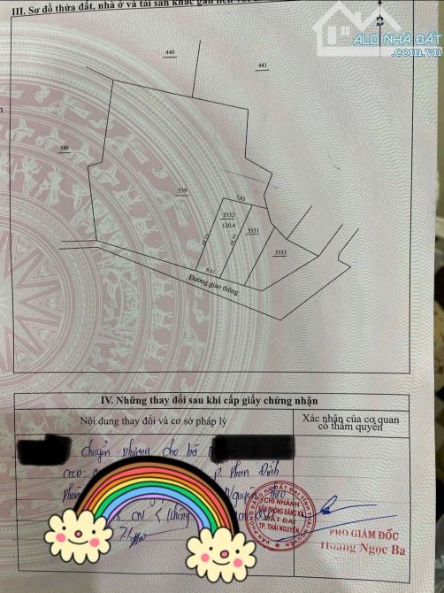 𝐂𝐡𝐢̉ 𝟓𝟗𝟗𝐭𝐫 - sở hữu lô đất "VÀNG" - gần C12 Hương Sơn, C3 Chu Văn An, Thái Nguyên - 4
