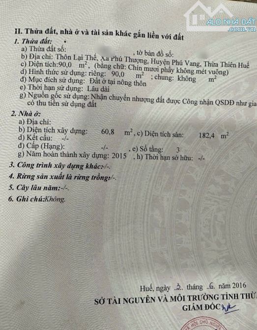 NHÀ 3 TẦNG MẶT TIỀN KINH DOANH PHẠM VĂN ĐỒNG - NHÀ KIÊN CỐ - KHÔNG NỘI THẤT - TP HUẾ - 7