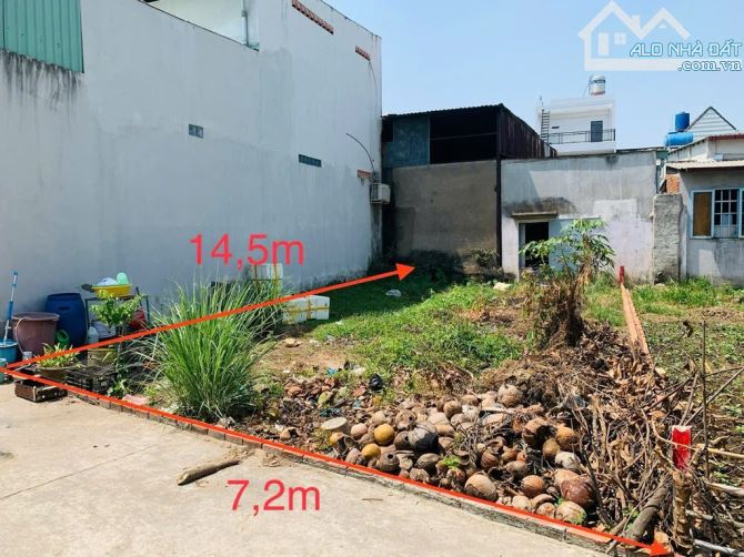 ĐẤT THỔ CƯ GIÁP QUỐC LỘ 1, ĐƯỜNG ĐINH ĐỨC THIỆN 96M2 - 7,2x13 - SỔ HỒNG RIÊNG GIÁ 2,39TỶ