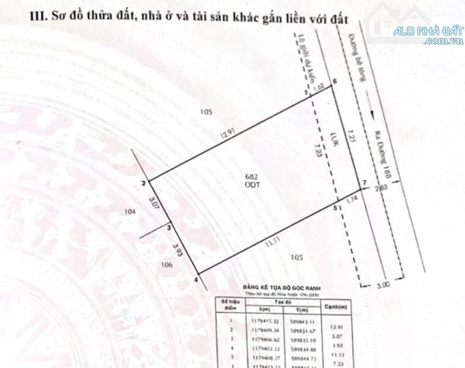 ĐẤT THỔ CƯ GIÁP QUỐC LỘ 1, ĐƯỜNG ĐINH ĐỨC THIỆN 96M2 - 7,2x13 - SỔ HỒNG RIÊNG GIÁ 2,39TỶ - 4