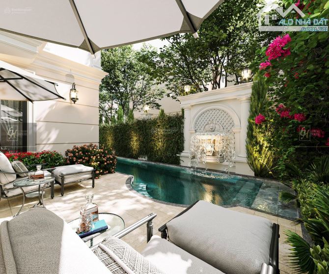 Biệt thự công viên Cầu Giấy 336m2 MT 16,5m 4T nổi 1 hầm - Đường hè lớn hơn Phố - 97 tỷ