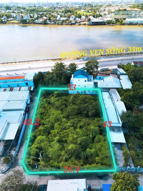 Giá đầu tư 30tr/m2. Bán lô góc 2 mặt tiền tại Bửu Long. 26x43m 1368m. SHR đường oto.
