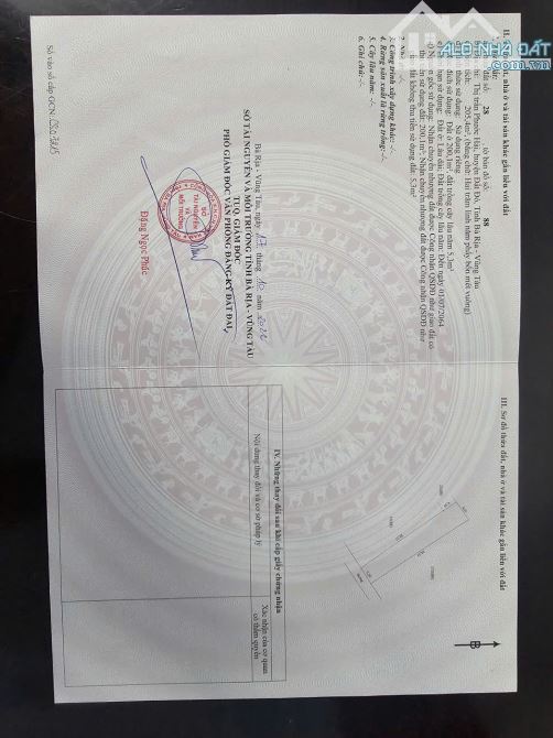 Bán đất (tặng nhà) ngay trung tâm thị trấn Phước Hải, Đất đỏ, Bà Rịa