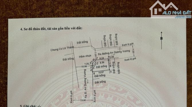 Lô góc 2 mặt tiền 71m2, đường 13m và 7m An Dương Vương giáp Quận 8, sổ hồng riêng
