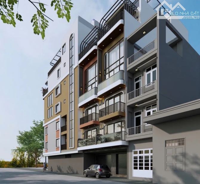 Phố Chu Huy Mân Long Biên 60m 7T MT 4m 14 tỷ gara ô tô, thang máy gần công viên, chợ