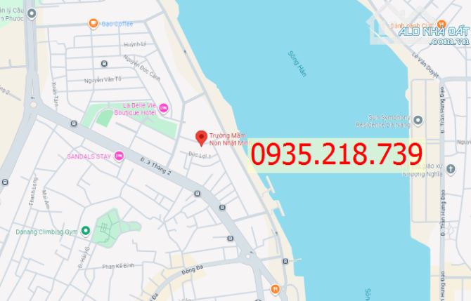 BÁN ĐẤT đường  ĐỖ XUÂN CÁT, (sát Sông Hàn) 82m2, - Giá 13.2 tỷ TL