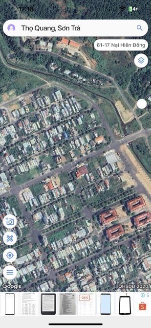 Bán cặp đất Đầu Tuyến Sơn Trà đường Lý Tử Tấn 7.5m