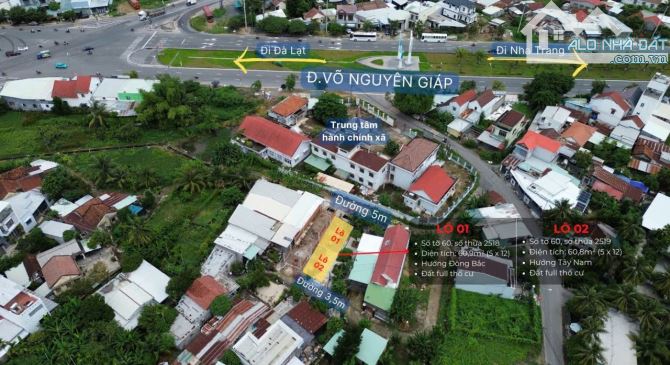 Bán 2 lô đất sau lưng ủy ban xã Diên Toàn, Diên Khánh - 1