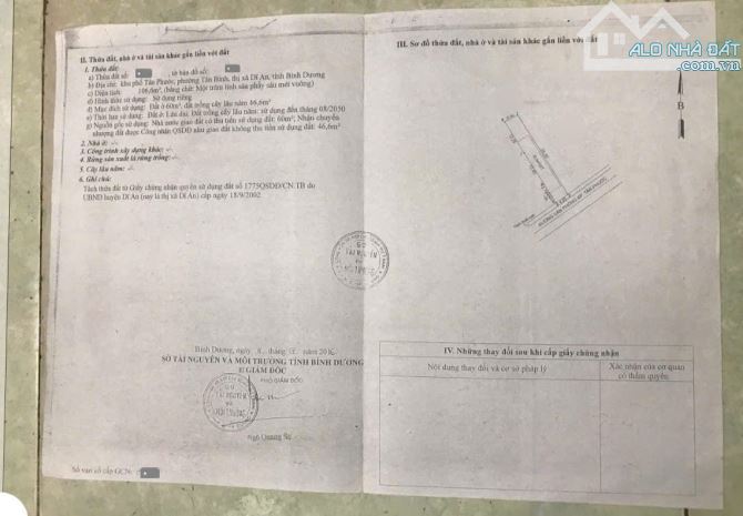 Bán nhà cấp 4 (4x27.5m), mặt tiền Tân Phước p. Tân Bình - 1