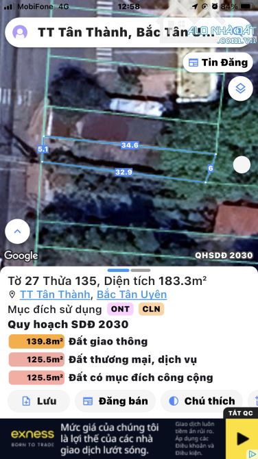 Gia Đình Cần Bán Gấp Lô Đất Ngay Cổng Trung Tâm Hành Chính Bắc Tân Uyên - 1