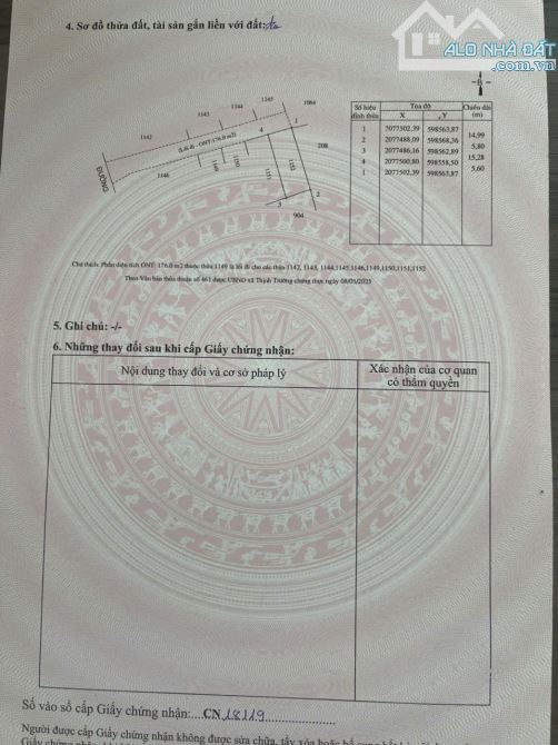 Chỉ 6xx triệu có ngay lô đất xóm Trường Sơn , Nghi Trường gần quốc lộ 46 - Diện tích 86m2 - 1