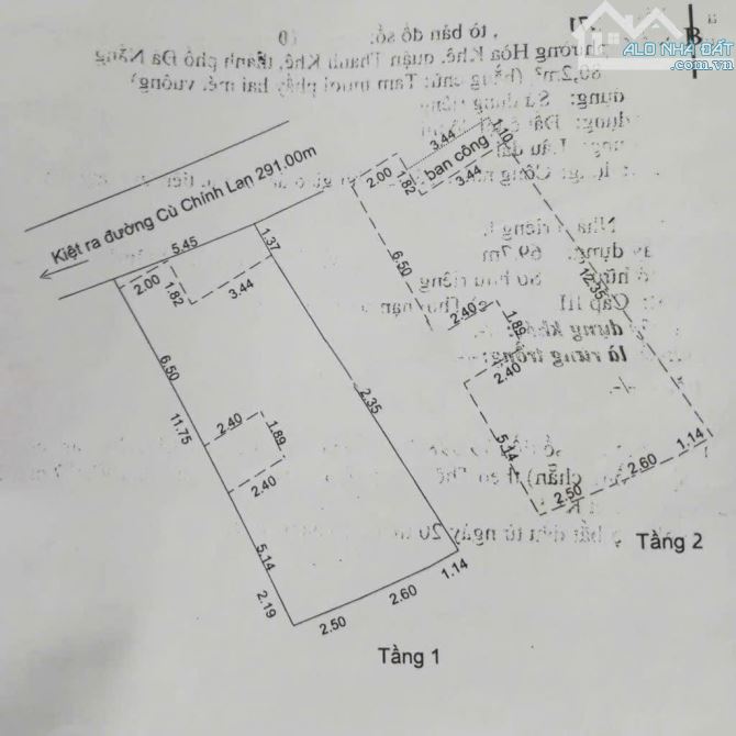 📌📌📌LÀM VIỆC TRỰC TIẾP GIÁ TỐT !!! Bán nhà 2 tầng K123// cù chính Lan - 1