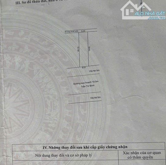 Bán đất mặt tiền đường 10m5 Trần Tử Bình - Hoà Xuân - Giá 4,65 tỷ TL - 1