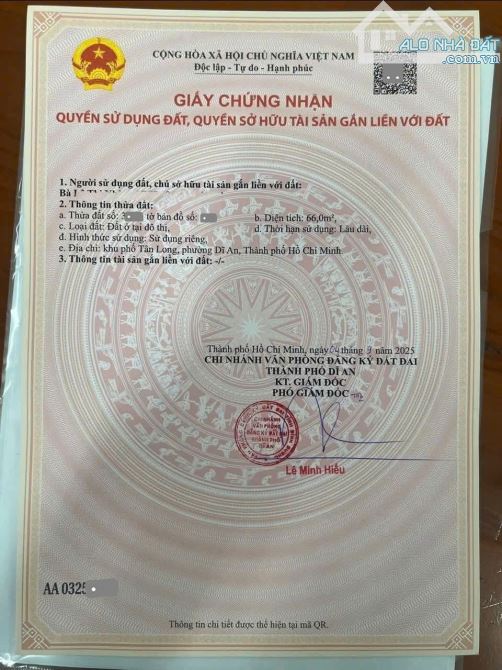 Bán nhà cấp 4 (4x16.5m), hẻm Nguyễn Thị Chạy p. Tân Đông Hiệp gần chợ Tân Long - 2