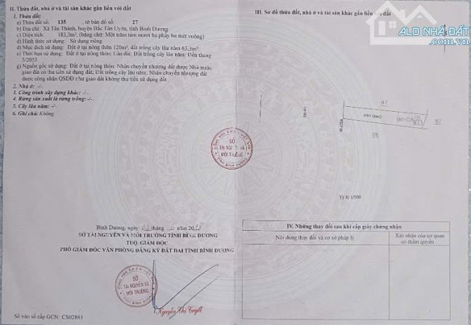 Gia Đình Cần Bán Gấp Lô Đất Ngay Cổng Trung Tâm Hành Chính Bắc Tân Uyên - 2