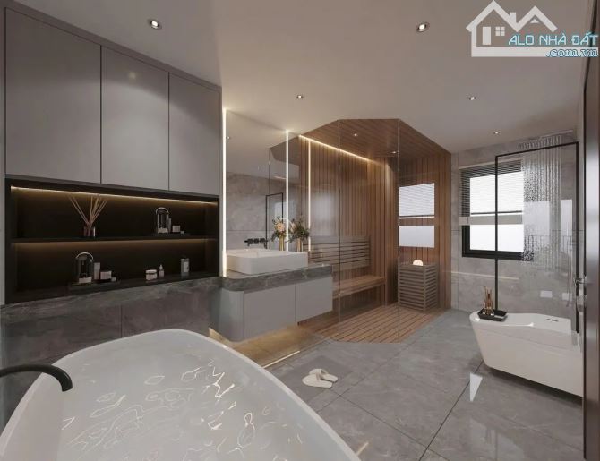 Phố Chu Huy Mân Long Biên 60m 7T MT 4m 14 tỷ gara ô tô, thang máy gần công viên, chợ - 2