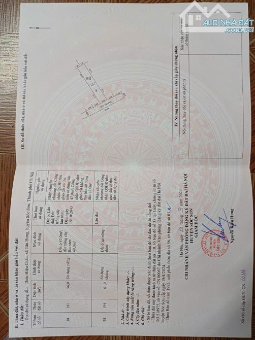 Bán đất thôn Hiệu Trân, xã Tân Hưng, Sóc Sơn - 2
