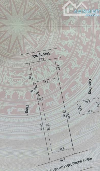 Bán đất 2 mặt kiệt trước sau Trần Cao Vân. Dt 143m2 ngang 6m xây kdoanh căn hộ, nhà vườn - 2