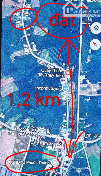 Bán 1,3ha cao su đang thu hoạch ở Phước Sang, Phú Giáo, Bình Dương giá rẻ 4 tỷ - 2