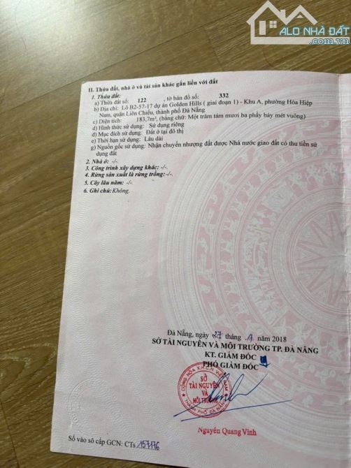 📌📌📌LÀM VIỆC TRỰC TIẾP GIÁ TỐT !!! Bán lô đất lớn gần nguyễn tất thành khu golden hill - 2