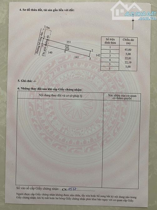 Bán lô đất 5x45 thổ cư 100% đối diện TT hành chính công xã Mỹ Hạnh - 7