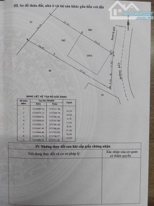 ĐẤT NGỘP CỦ CHI 890M2 CÓ 300M2 THỔ, ĐƯỜNG NHỰA HƠN 4TR/M2 - 4