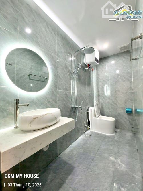 Bán nhà 4 tầng xây mới, sau nhà mặt đường Đằng hải - 4