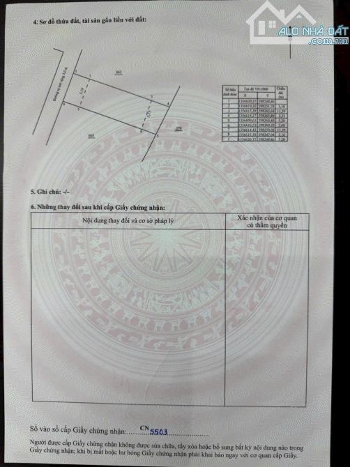 Bán đất Phú Vinh - Vĩnh Thạnh - Gần đường Lương Định Của - 1tỷ620tr - 4