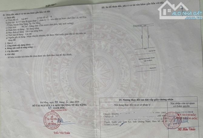 Bán đất đường 10.5m Trần Tử Bình, khu Nam Cẩm Lệ - kinh doanh tốt - 4.69 tỉ tl - 4