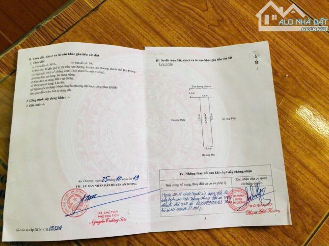 CẦN BÁN NHÀ 2 TẦNG - BÌA ĐỎ CHÍNH CHỦ - VỊ TRÍ ĐẸP - AN DƯƠNG, HẢI PHÒNG - 4